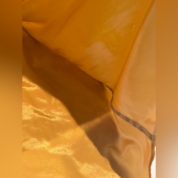 Vintage 90s Victoria’s Secret Gold Label Gold Satin Pajama Top Size Large Rare - Picture 3 of 14